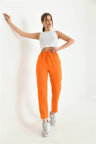 FTZ Women Kadın İki İp Pantolon  Orange 30266