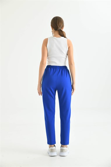 FTZ Women Kadın İki İp Pantolon  Saks Mavi 30266