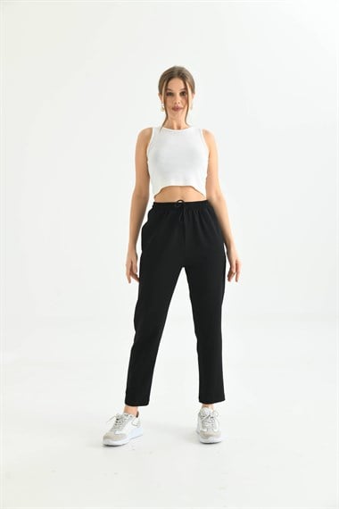 FTZ Women Kadın İki İp Pantolon  Siyah 30266