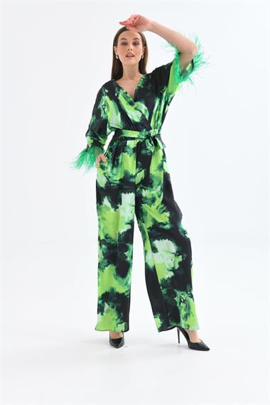 FTZ Women Kadın Kolar Tüğlü Tulum  Benetton 30448