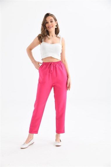 FTZ Women Kadın Pantolon  Fuşya 30410