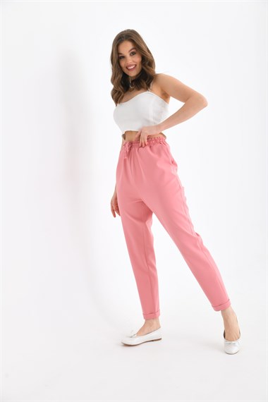 FTZ Women Kadın Pantolon  Pudra 30410