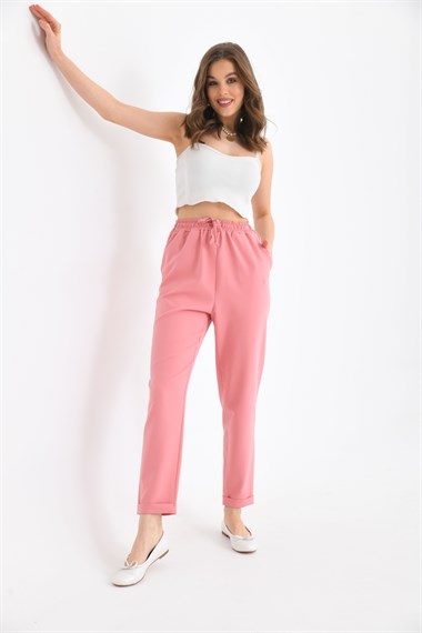 FTZ Women Kadın Pantolon  Pudra 30410