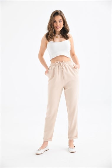 FTZ Women Kadın Pantolon  Taş 30410