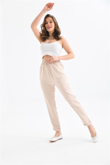 FTZ Women Kadın Pantolon  Taş 30410