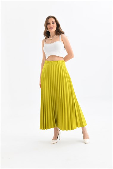 FTZ Women Kadın Plise Etek  Asit 30390