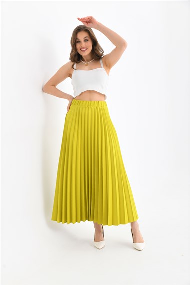 FTZ Women Kadın Plise Etek  Asit 30390