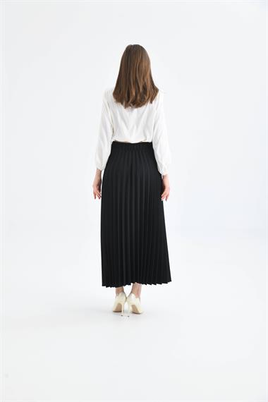 FTZ Women Kadın Plise Etek  Siyah 30390