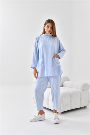 FTZ Women Kadın Takım  Bebe Mavi 30508