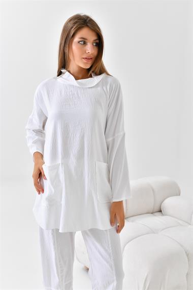 FTZ Women Kadın Takım  Ekru 30508