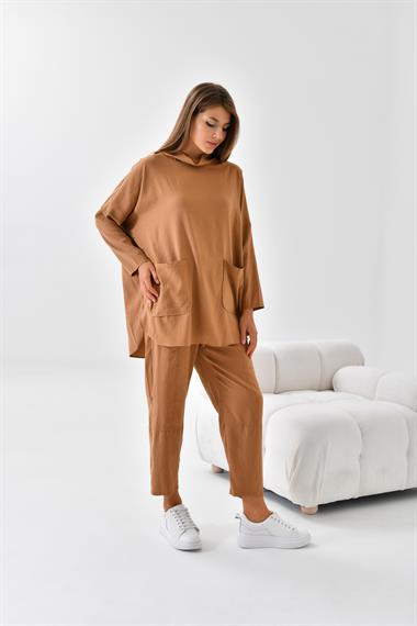 FTZ Women Kadın Takım  Kahve 30508