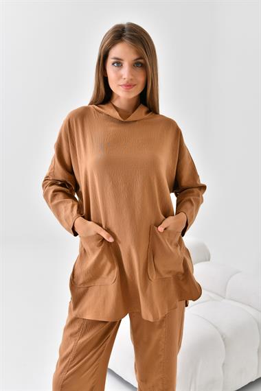 FTZ Women Kadın Takım  Kahve 30508