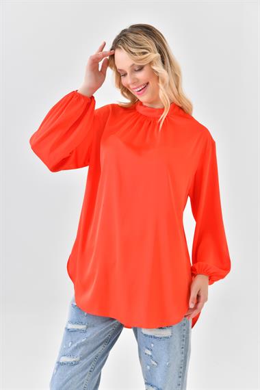 FTZ Women Kadın Tunik  Mercan 30523