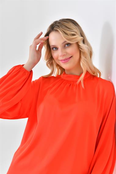 FTZ Women Kadın Tunik  Mercan 30523