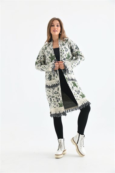FTZ Women Kadın Çiçek Desenli Giy-Çık  Taş 20029
