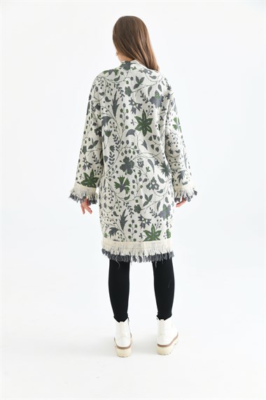 FTZ Women Kadın Çiçek Desenli Giy-Çık  Taş 20029