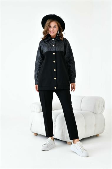 FTZ Women Kadın Capitone Takım  Siyah 30909