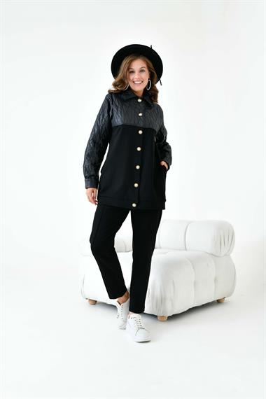 FTZ Women Kadın Capitone Takım  Siyah 30909