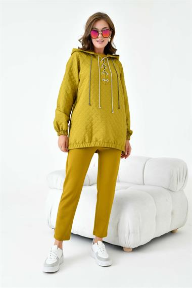 FTZ Women Kadın Kapitone Takım  Hardal 30903