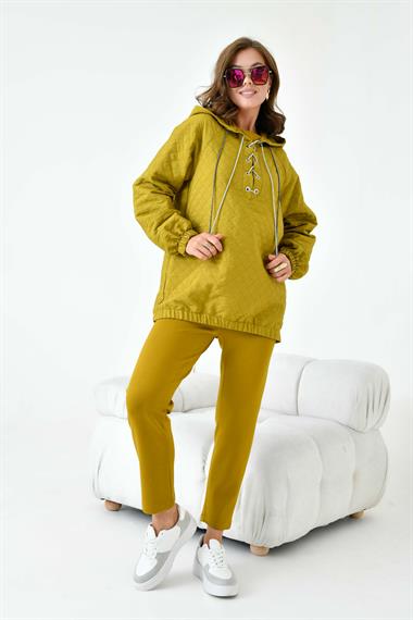 FTZ Women Kadın Kapitone Takım  Hardal 30903