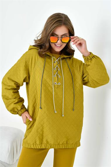 FTZ Women Kadın Kapitone Takım  Hardal 30903