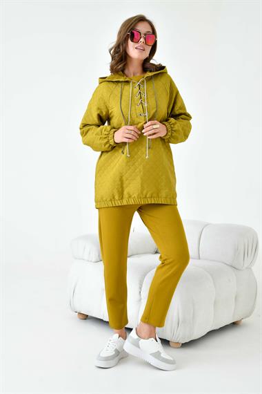 FTZ Women Kadın Kapitone Takım  Hardal 30903