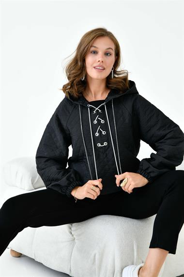 FTZ Women Kadın Kapitone Takım  Siyah 30903