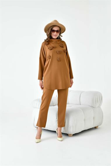 FTZ Women Kadın Scuba Takım  Camel 30914