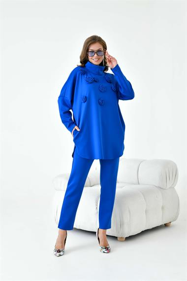 FTZ Women Kadın Scuba Takım  Saks Mavi 30914