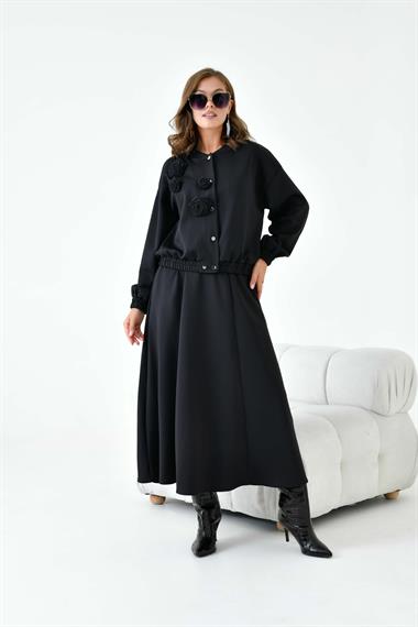 FTZ Women Kadın Scuba Takım  Siyah 30913