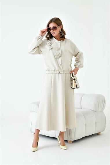 FTZ Women Kadın Scuba Takım  Taş 30913