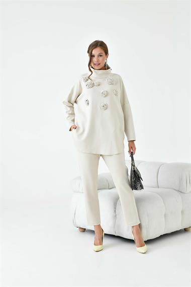 FTZ Women Kadın Scuba Takım  Taş 30914