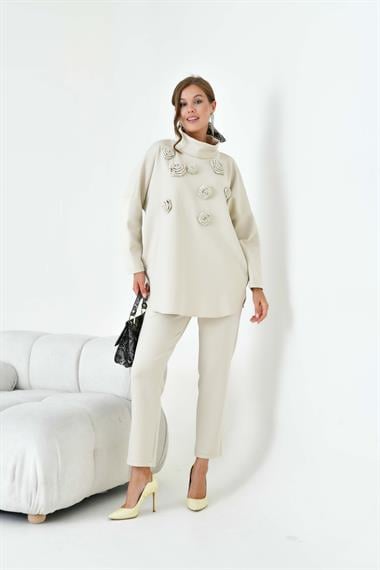 FTZ Women Kadın Scuba Takım  Taş 30914