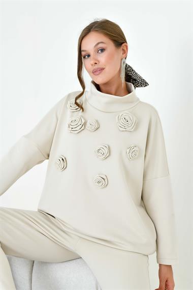 FTZ Women Kadın Scuba Takım  Taş 30914