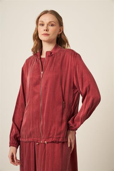 FTZ Women Kadın Cupra Elbiseli Takım  Bordo 31067