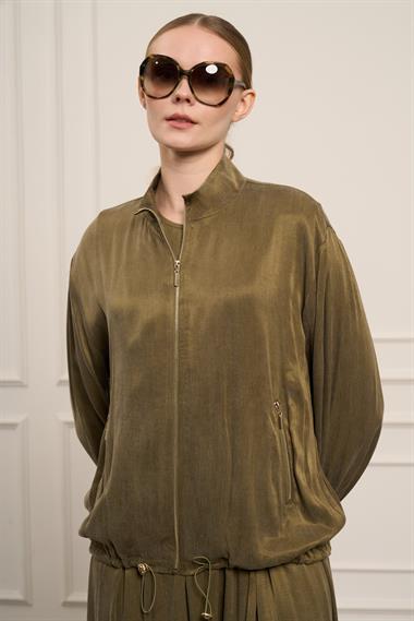 FTZ Women Kadın Cupra Elbiseli Takım  Haki 31067