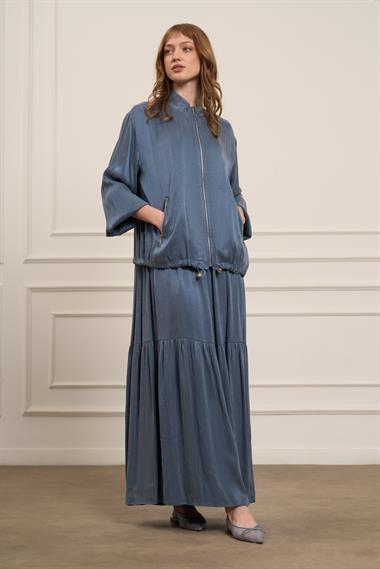 FTZ Women Kadın Cupra Elbiseli Takım  İndigo 31067