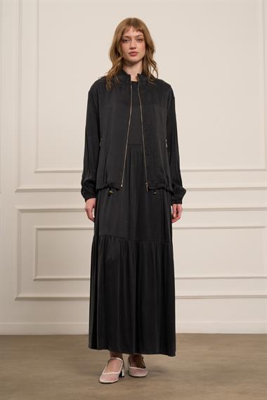 FTZ Women Kadın Cupra Elbiseli Takım  Siyah 31067