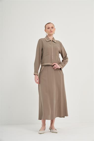 FTZ Women Kadın Etekli Takım  Haki 31049