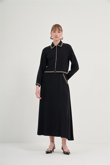 FTZ Women Kadın Etekli Takım  Siyah 31049