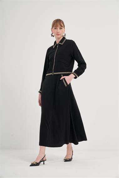 FTZ Women Kadın Etekli Takım  Siyah 31049