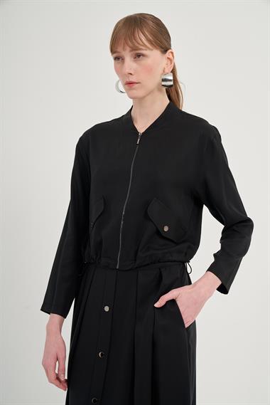 FTZ Women Kadın Etekli Tansel Takım  Siyah 31008
