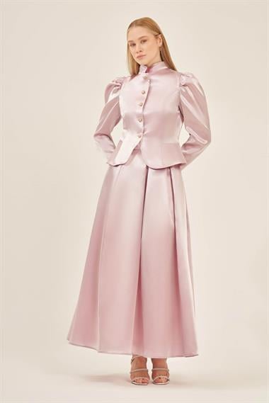 FTZ Women Kadın Abiye Takım  Fuşya 31126