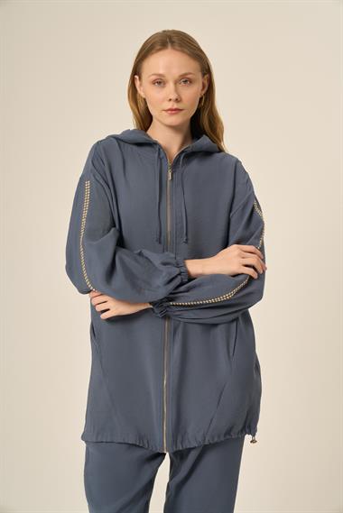 FTZ Women Kadın Begonya Takım  İndigo 31092
