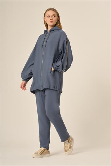 FTZ Women Kadın Begonya Takım  İndigo 31092