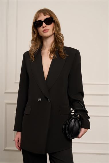 FTZ Women Kadın Blazer Takım  Siyah 31065