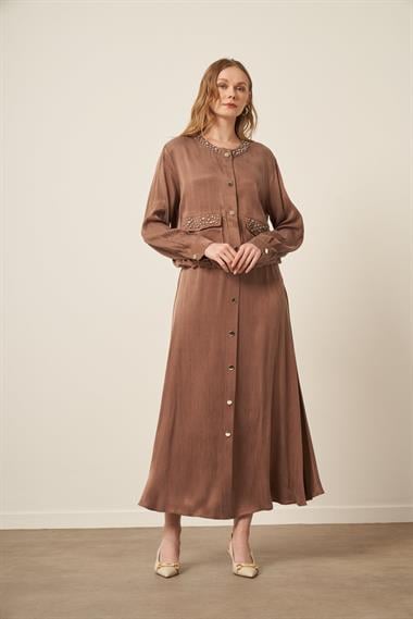 FTZ Women Kadın Cupra Etekli Takım  Kahve 31063