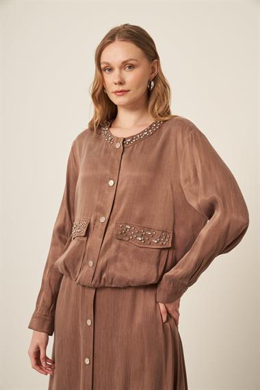 FTZ Women Kadın Cupra Etekli Takım  Kahve 31063