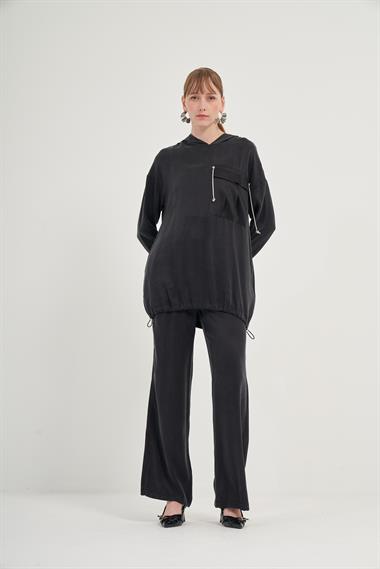 FTZ Women Kadın Cupra Pantolonlu Takım  Siyah 31062