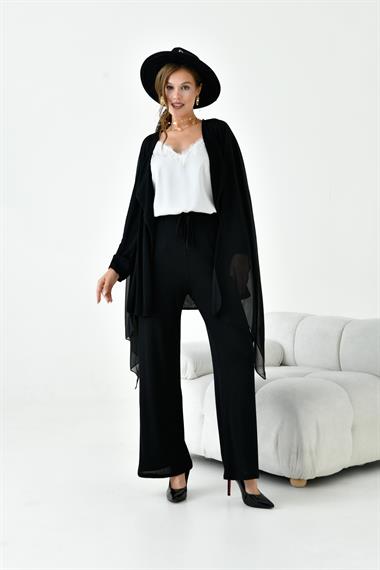 FTZ Women Kadın Dokuma Takım  Siyah 30977